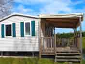 Covered decking for alfresco eating