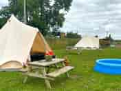 Bell tent pitch