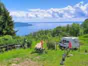 Lake Garda view from the site