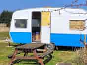 Nancy the vintage touring caravan