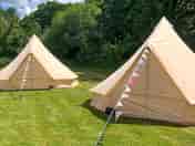 Bell tent exterior