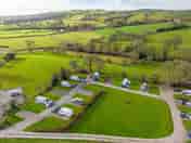 Aerial view of the countryside