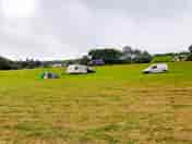View of the site on a cloudy morning