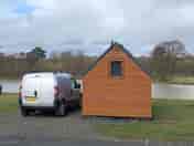 Pod - with parking and lake view