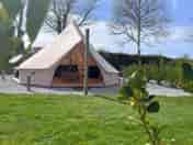 furnished bell tent