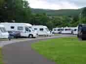 Pitches with lovely views of the hills