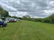 View from end pitch