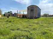 Shepherd's hut exterior