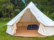 Unfurnished bell tent