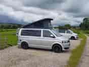 Roaches hardstanding small campervan and motorhome pitch