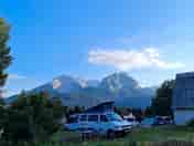 Spacious site with mountain views