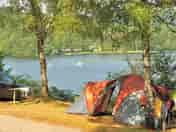 Pitch with a view across the lake