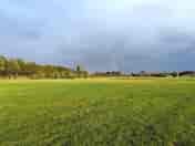 Open field with plenty of room for a kick about or to fly a kite