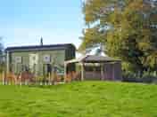 Badgers Den with a private garden and gazebo