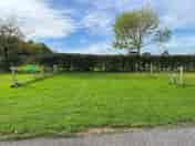 Roomy grass pitches
