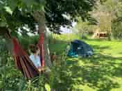 Hearing the water of the Yawn rippling in the hammock