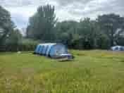In the upper solar field, large pitch only for tents