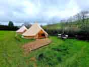 The bell tents