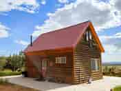 Woody cabin exterior