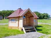 Cabin with sheltered porch