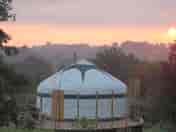 Dawn at the site