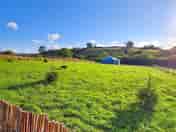 Peaceful grass pitches