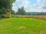 Poplar pitch with private compost loo
