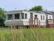 6 berth caravan outside