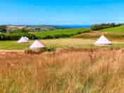 Bell tent on site
