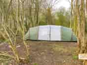 A lovely tent with a sleeping compartment at each end. Comfortably sleeping five.