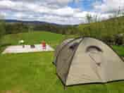 Platform large tent pitch