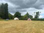 View of tents