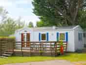 Caravan with terrace