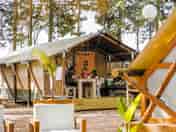 Safari tent decking