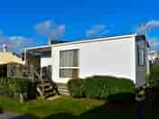 Exterior of the caravan