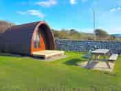 Our pet friendly camping pods.