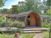 Large camping pod exterior