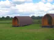 Pods surrounded by farmland