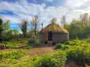 Situated at the top of the meadow in the wild herb garden
