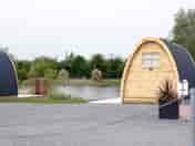 Pods by the lake
