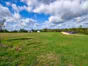 View of the site and pitches