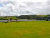 Children's park and grass pitches with electric hook-ups