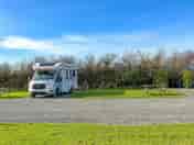 Motorhome on a touring pitch
