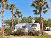 Pitch and caravan