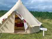 Bell tent exterior