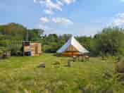 Bell tent exterior
