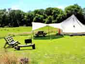 Bell tent seats