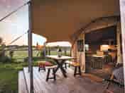 Enjoy sunset in the decking area