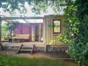 Comfortable covered veranda