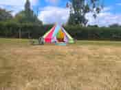 Rainbow bell tent